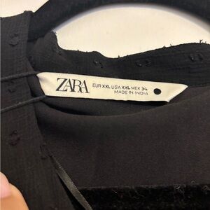 Zara Elegant Black Blouse